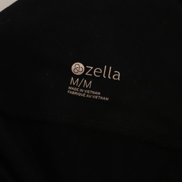 ZELLA Mesh Cutout Legging M High Rise Black Full Length Breathable Yoga EUC B7 - Picture 5 of 5